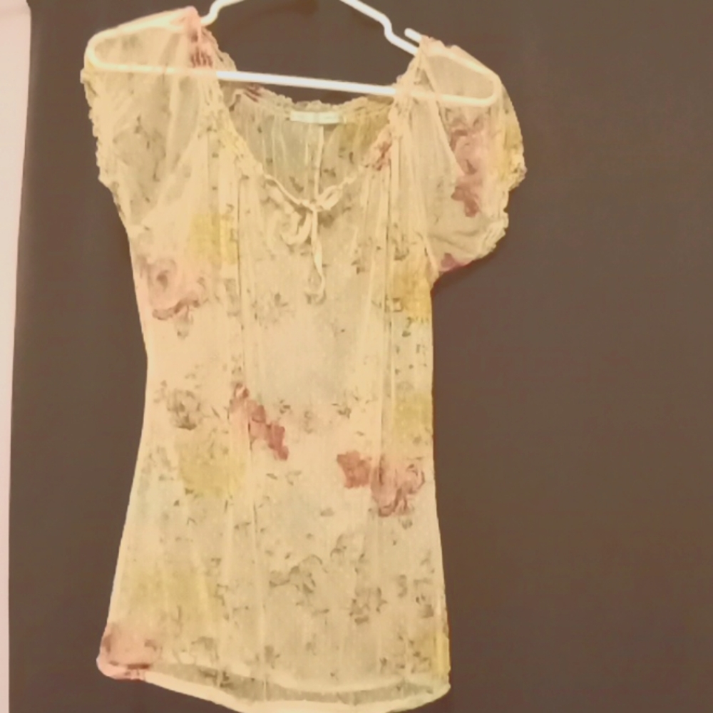 Maurices flower lace top